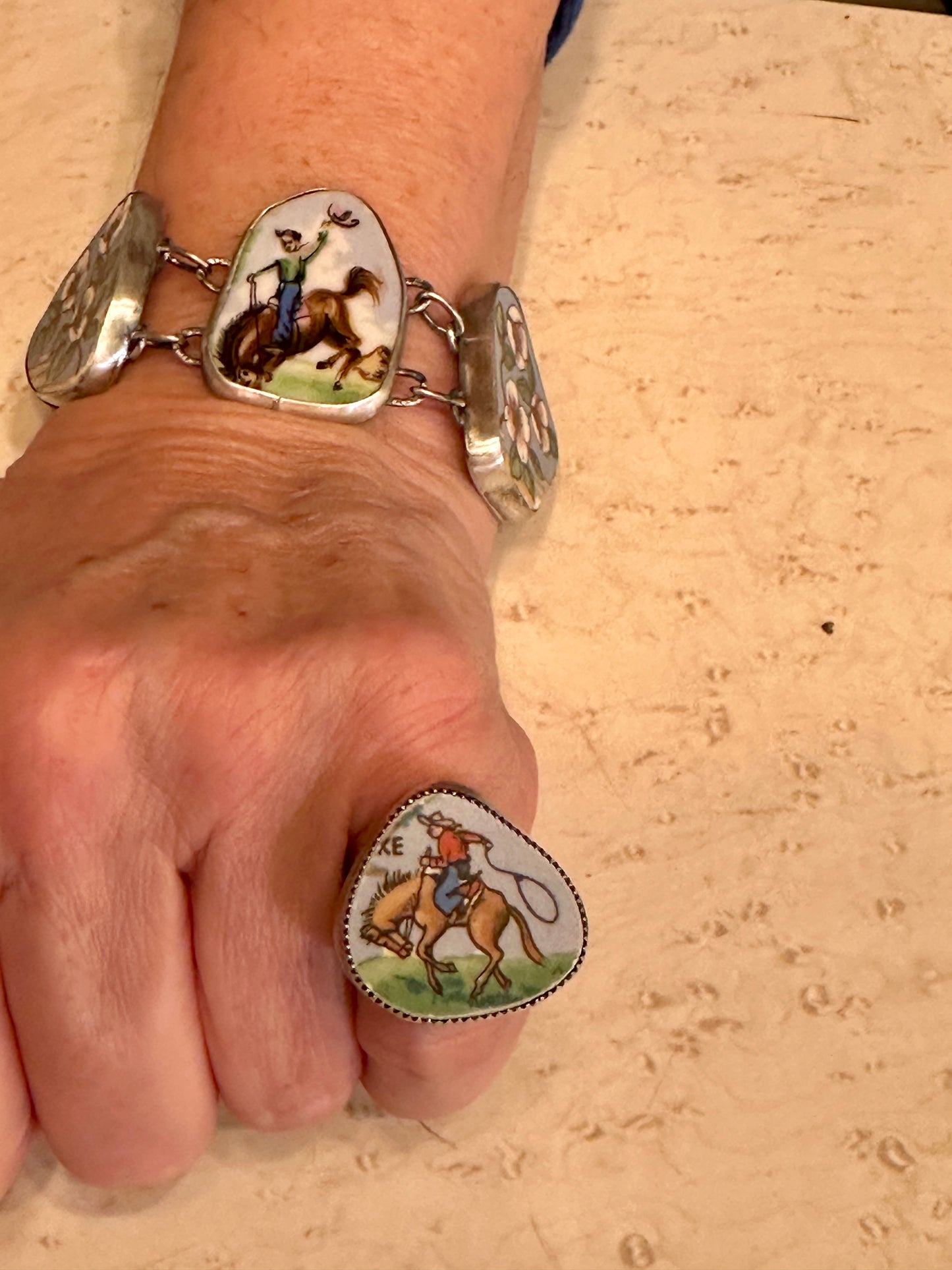 Storybook Bracelet and matching Ring