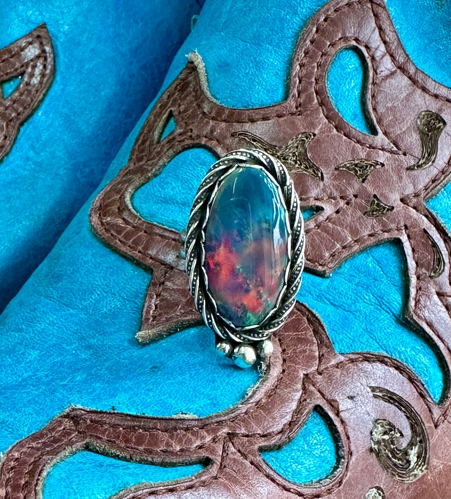 Aurora Opal Ring