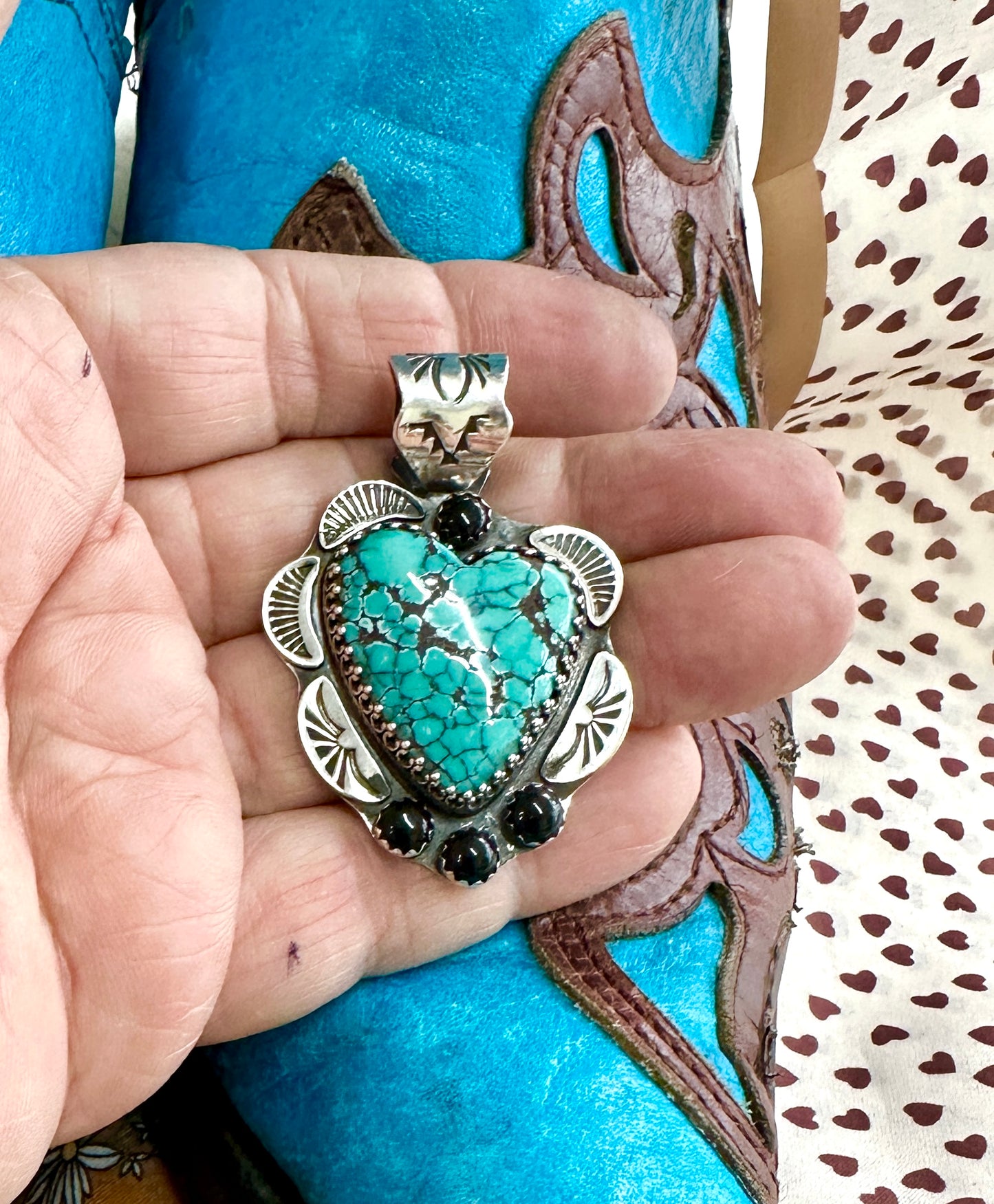 Turquoise Heart Pendant