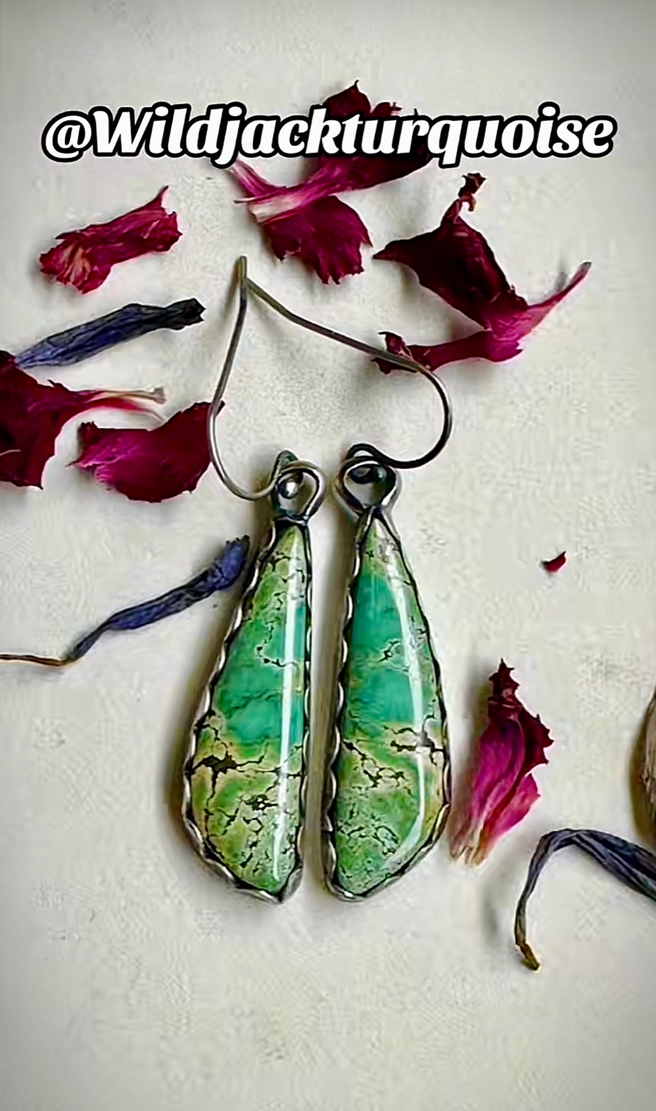 Polychrome Turquoise Earrings