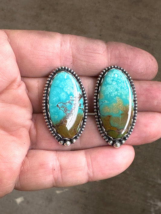 Turquoise Polychrome Earrings