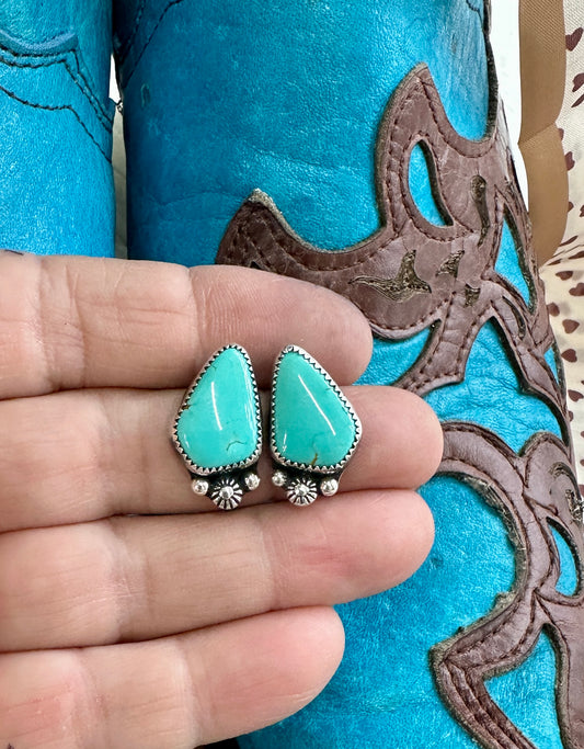 Tyrone Turquoise Earrings