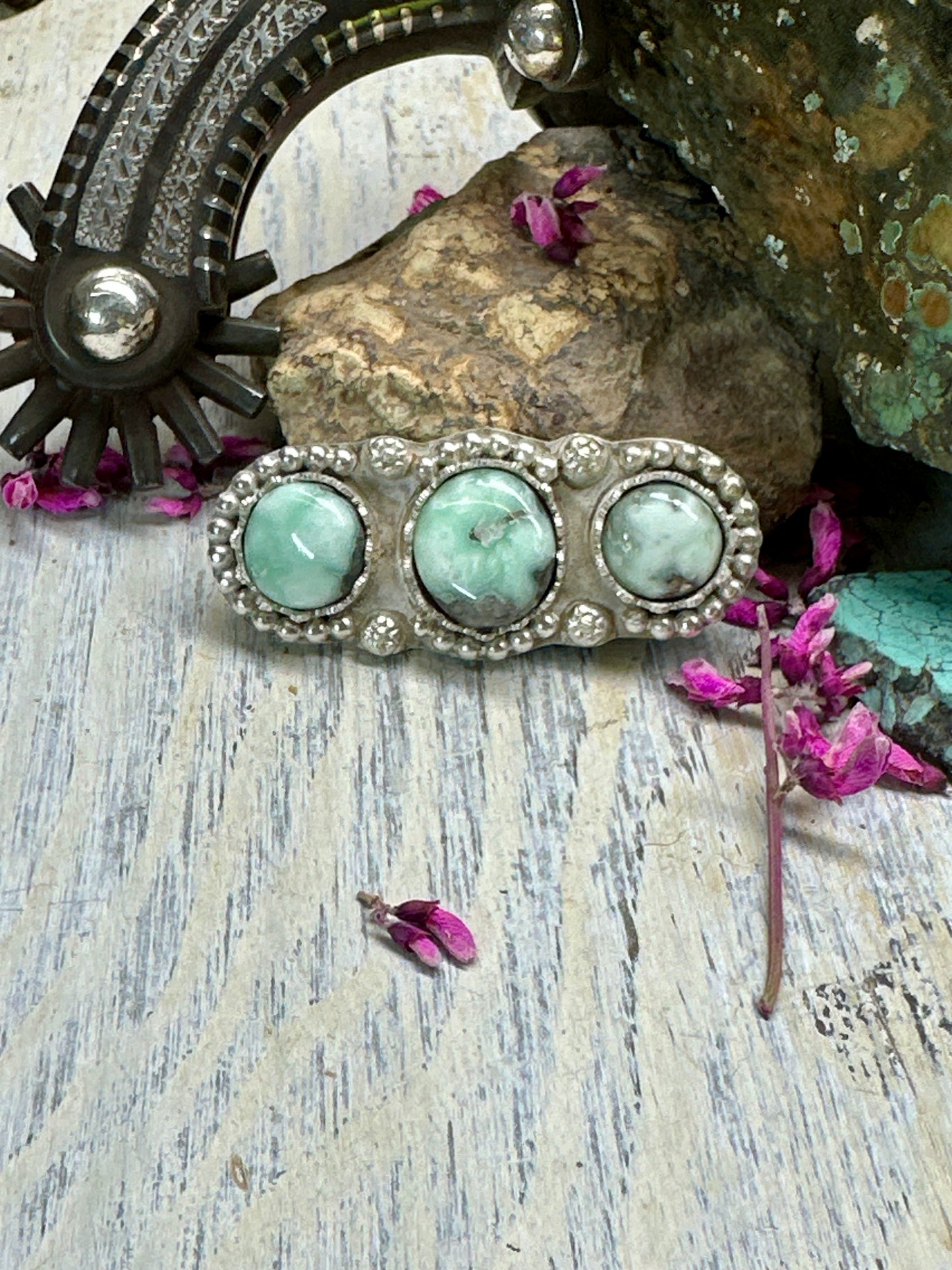 Pretty Palomino Variscite ready to finish